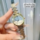 Rose gold diamond face Roman face Cartier-Cartier women's watch is young and go