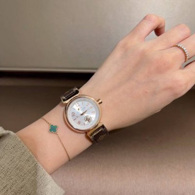 Lv Louis Vuitton 2-in-1/2-in Women's Ultra-Hot Sapphire Mirror with a 316 Stainl