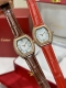 Gold and silver are the same price Cartier Mini Lady tonneau shape, using origin