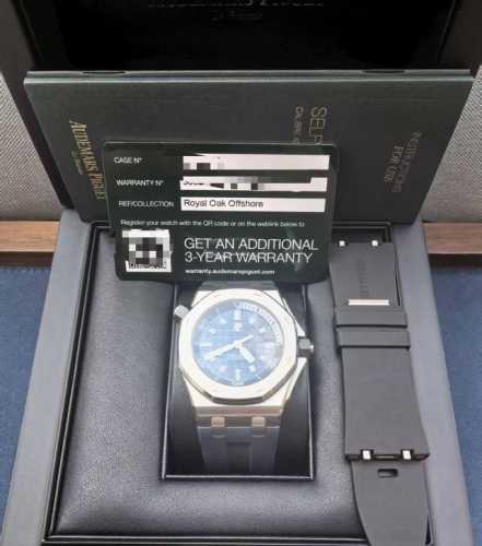 Audemars Piguet Royal Oak Offshore 15720St Blue Dial Men's Watch Audemars Piguet