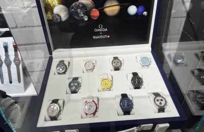 Omega X Swatch co-branded watch Omega and Swatch's co-branded "ceiling version"