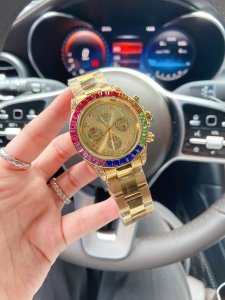 Rolex - Rolex Cosmograph Daytona Model 116598 Rbow Men's Multi-Function Watch Or