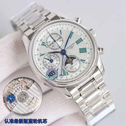 comes with a free leather strap. This watch features a new ceiling-mounted Longi
