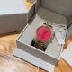 The latest Vivienne watch is here! Two strikingly contrasting colors. The rose-r