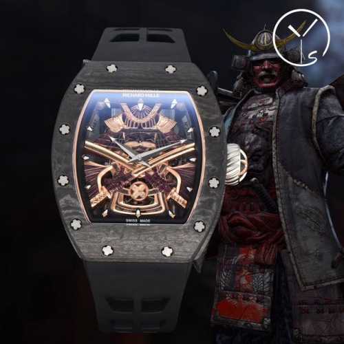 Ys Richard Miller Black Warrior All-in-One True Tourbillon Details See the Weigh