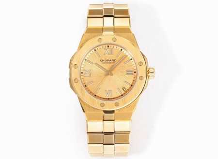 White steel and rose gold 2600 Gh Factory exclusive masterpiece Chopard Alpineea - Click Image to Close