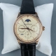 V9 Jaeger-LeCoultre Master Perpetual Calendar Rose Gold Diamond Leather Classic