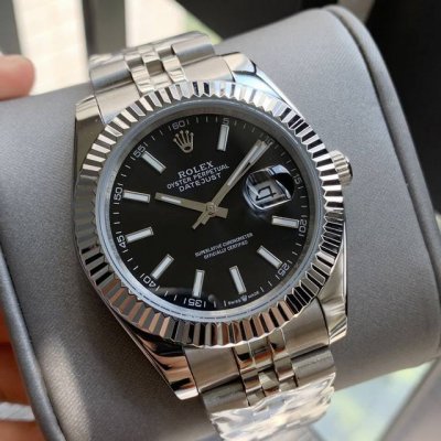 Rolex Oyster Perpetual Datejust 41Mm Watchoyster Case With Triangular Fluted Out