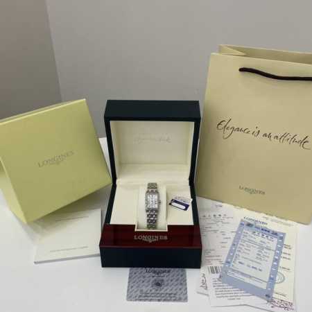 Longines Elegant Collection Longines De Jouvena women's square watch, with a 21c - Click Image to Close