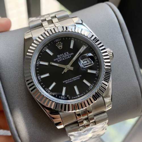 Rolex Oyster Perpetual Datejust 41Mm Watchoyster Case With Triangular Fluted Out