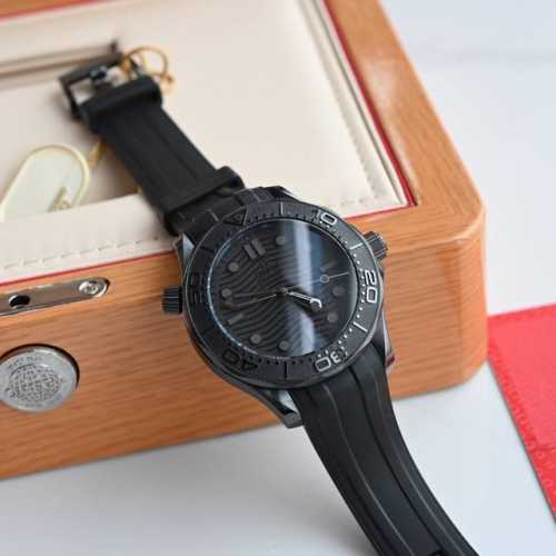 New Black Seamaster 300 Seamaster Series 300 Black. Dial Size 43.5Mm. Bezel, Cas