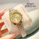 Armani's new quartz women's watch has been released. Featuring an imported move