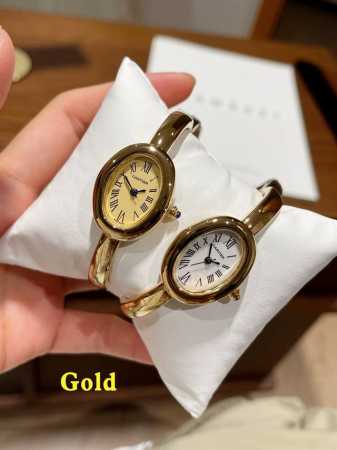 cartier Bracelet Baignoire Bathtub Series Watch The Elegant European Style Ba - Click Image to Close
