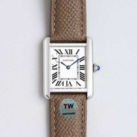 Tw New Style ~ Elephant Gray Cartier Tank Solo Series, A Versatile And Cost-Effe - Click Image to Close