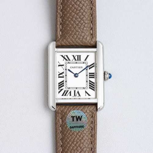 Tw New Style ~ Elephant Gray Cartier Tank Solo Series, A Versatile And Cost-Effe