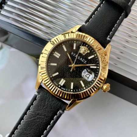 Original New Versace Ve3K Series Quartz Men's Watch, Sapphire Crystal Glass Face - Click Image to Close