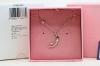 Recommended for Chinese Valentine's Day Swarovski Rose Gold Moon Pearl Clavicle