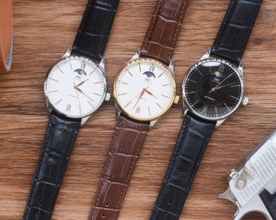 Platinum Men's Beloved Three-Hand Watch, Latest: IWC Best Design Exclusive Launc