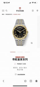 New Arrival! Tudor Royal Series Watch, 18K Gold-Plated, A Sports Watch With A Fo