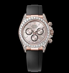 Rolex Daytona with full diamonds, six-hand chronograph movement, waterproof, ori