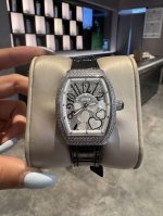 Franker Muller_Franck Muller V32 barrel series luxury inlaid diamond classic dig