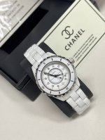 Shipping Real Shot Wysiwyg ~ Chanel J12 33Mm 38Mm Silver Digital Silver Needle Q