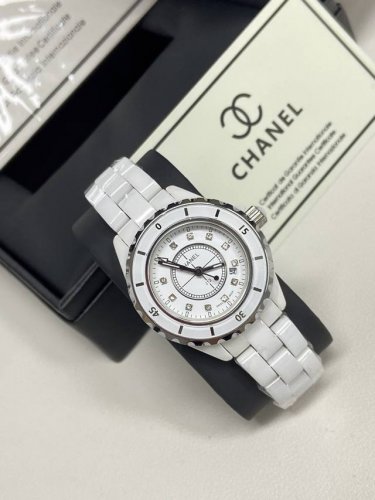 Shipping Real Shot Wysiwyg ~ Chanel J12 33Mm 38Mm Silver Digital Silver Needle Q