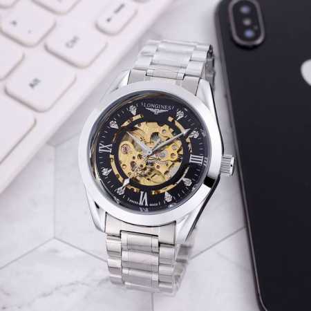 Stainless steel strap with butterfly buckle white: , gold and black at the same - Click Image to Close