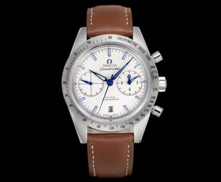 Sj Leather Strap White Gold 2340 Steel Strap White Gold Steel Strap Tvs Omega Sp - Click Image to Close