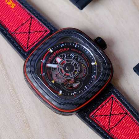 Sevenfriday Latest Model, Like The Deep Red Color Of The Bull, The P Series "C 0 - Click Image to Close