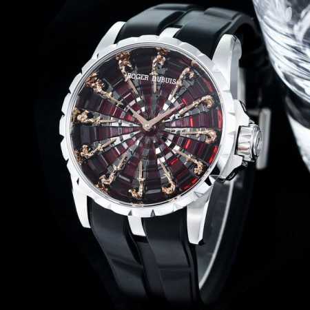Roger Dubuis Excalibur King Series Watch Knights Of The Round Table Case Size 45 - Click Image to Close