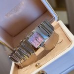 Omega Constellation watch with retro style, square dial and classic "claw" desig