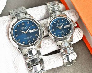 Gold and White Same Price: Men's and Women's Rolex Express your love now! New t
