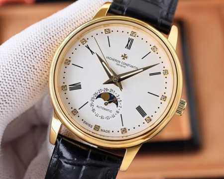 White-Gold. 2025 Vacheron Constantin Men's Watch. The Moon Phase Collection uph - Click Image to Close