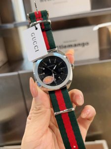 Original last order Gucci Dive series classic double red and green stripes nylon