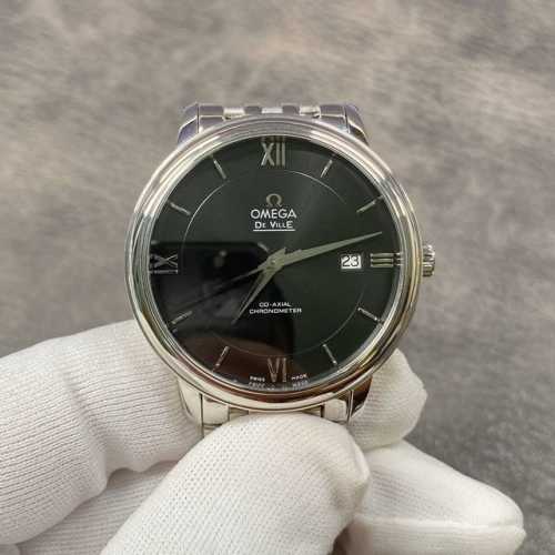 Omega De Ville series watch. Its elegant and slim profile, combined with a simp