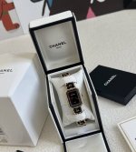 Chanel Chanel Premiere watch, quartz movement, stainless steel and leather strap