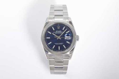 Limited Edition Datejust Series M126200-0022 Watch Stainless Steel Case Bracelet