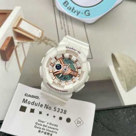 Yang Zi's same style Casio women's watch Ba-110plbaby-G, size 42mm Functions: L - Click Image to Close