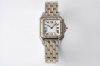 The latest upgraded version, medium size 27X37Mm, features the Cartier Panth