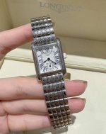 Longines Mini DolceVita Vigna with a small square pattern