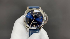 Panerai 688 White Case Blue Face 44mm Automatic Winding Mechanical Movement Top
