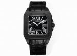 White-Gold Full Diamond Case + 150 Hy Cartier Santos Men's 100Th Anniversary Edi