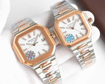 White-Gold Hbf Factory Patek Philippe, with adjustable and stop-seconds, and th - Click Image to Close