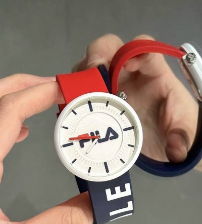 Fila genuine watch, quartz movement, white dial, women's watch, essential for s