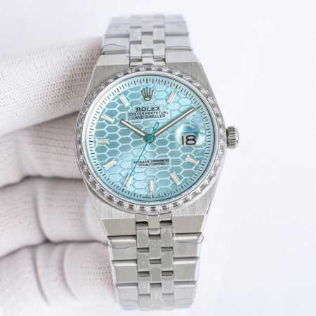 White Gold Rolex PQ1 Land-Dweller, V2 Racing Edition, 40mm, housing a 9015-modif - Click Image to Close