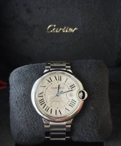 Cartier Blue Balloon W69012Z4 automatic mechanical men's, 42mm watch diameter p