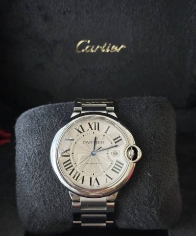 Cartier Blue Balloon W69012Z4 automatic mechanical men's, 42mm watch diameter p