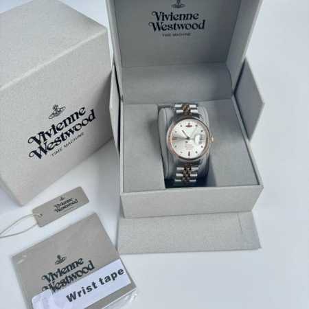 viviennewestwood Watch 37Mm Silver Dial Quartz Movement Female Watch 50 Meter - Click Image to Close