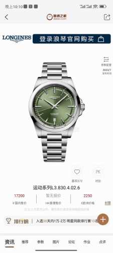 Highly Recommended After Half a Year of Development: Longines Conquest Series El